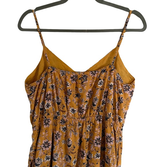 EVEREVE Collette Yellow Floral Boho‎ Maxi Dress Size XL - Picture 4 of 6